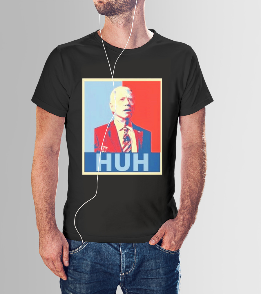 Huh Joe Biden Red Blue T-Shirt