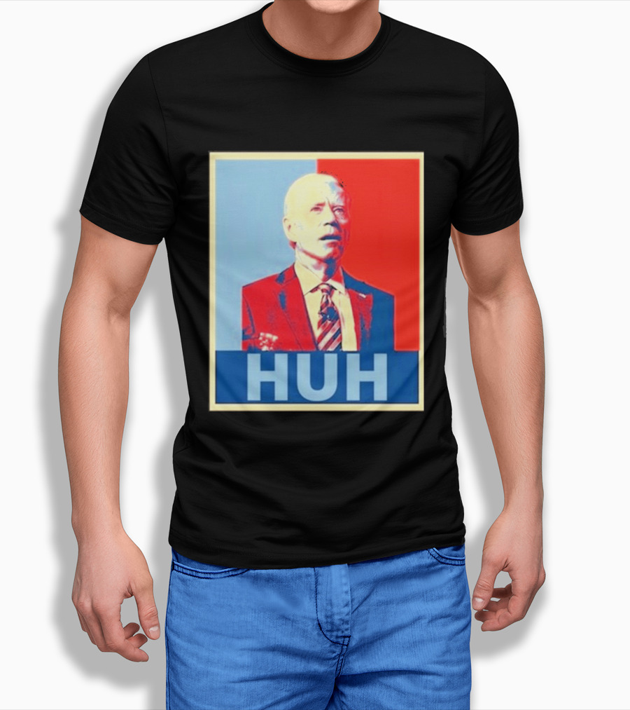 Huh Joe Biden Red Blue T-Shirt