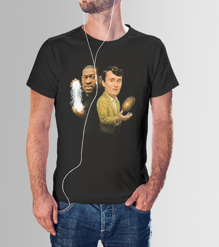 George Floyd And Charlie Kirk Wizard T-Shirt