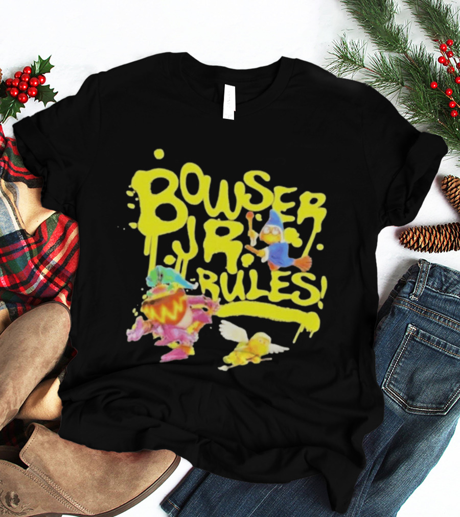 Bowser Jr Rules With Colorful Characters And Fun Styles T-Shirt