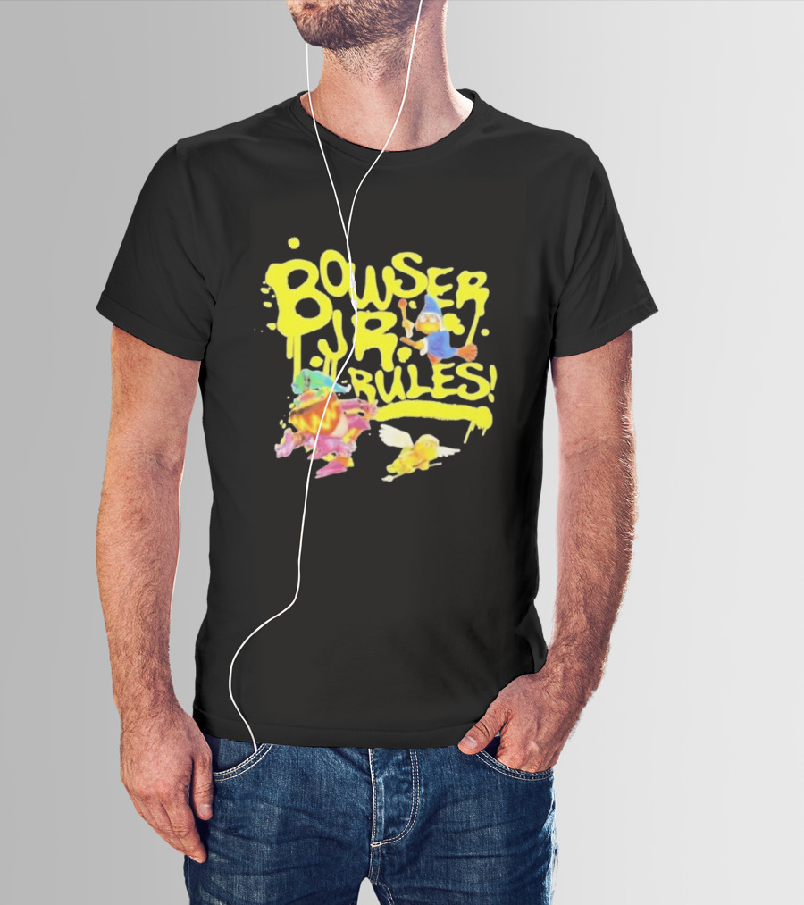 Bowser Jr Rules With Colorful Characters And Fun Styles T-Shirt