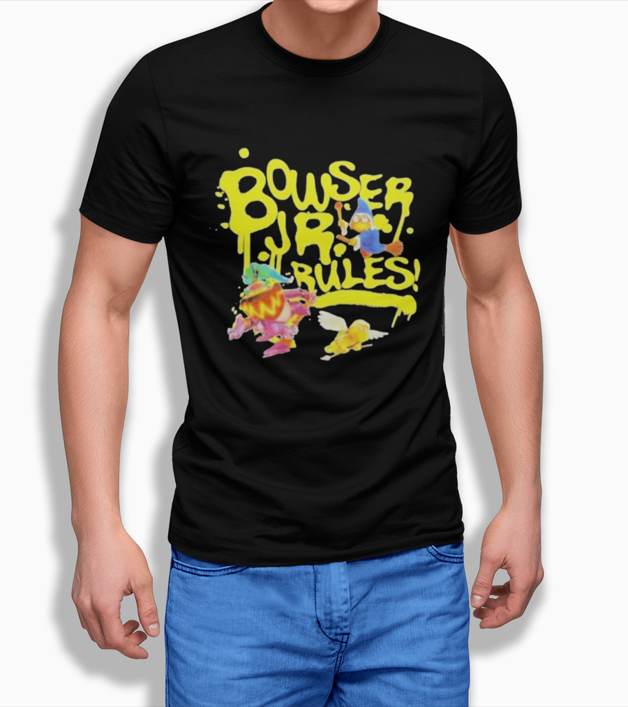 Bowser Jr Rules With Colorful Characters And Fun Styles T-Shirt