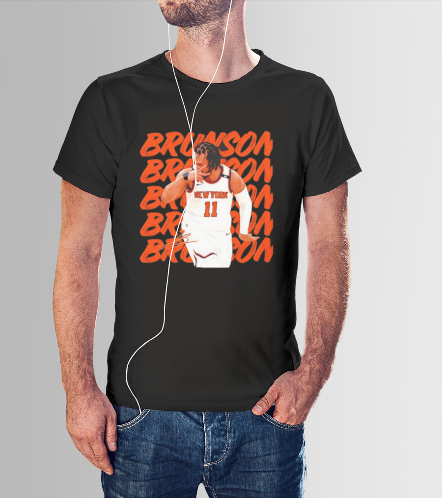 Brunson 11 New York Knicks Basketball Player T-Shirt