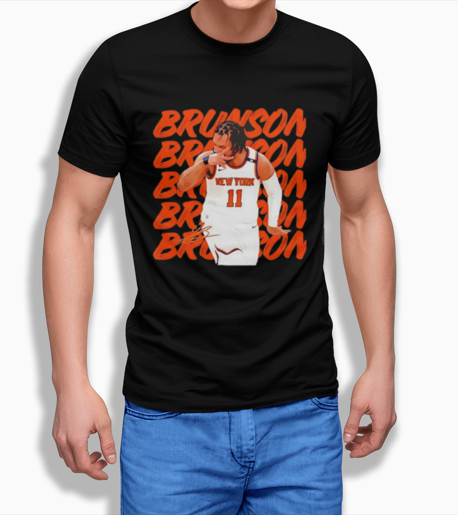 Brunson 11 New York Knicks Basketball Player T-Shirt