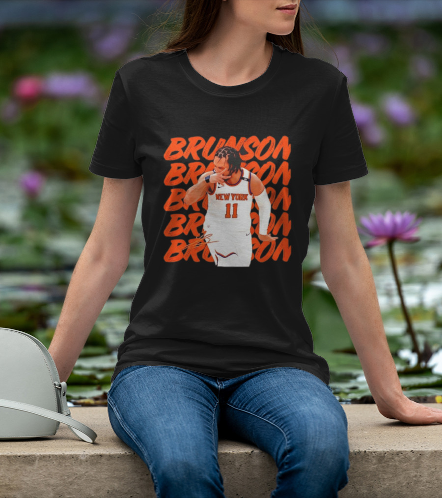 Brunson 11 New York Knicks Basketball Player T-Shirt