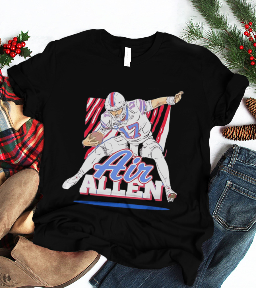 Buffalo Bills Air Allen Football Player Pose T-Shirt