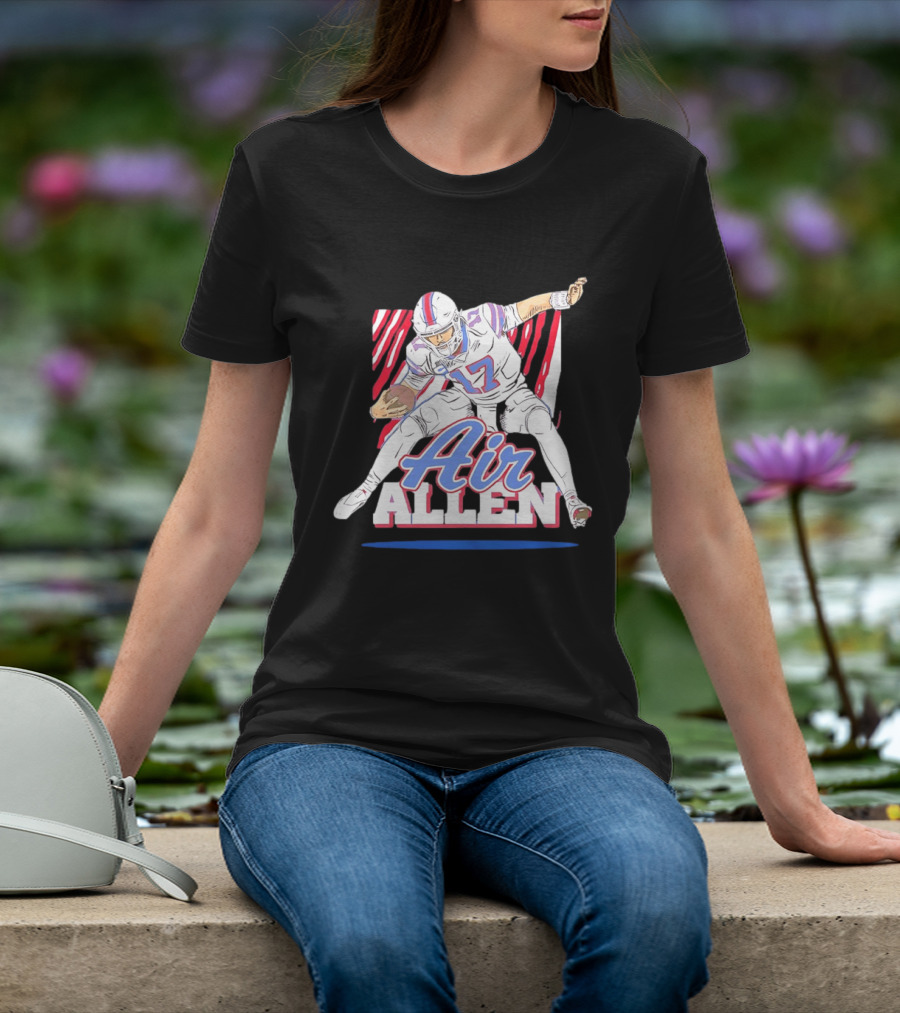 Buffalo Bills Air Allen Football Player Pose T-Shirt