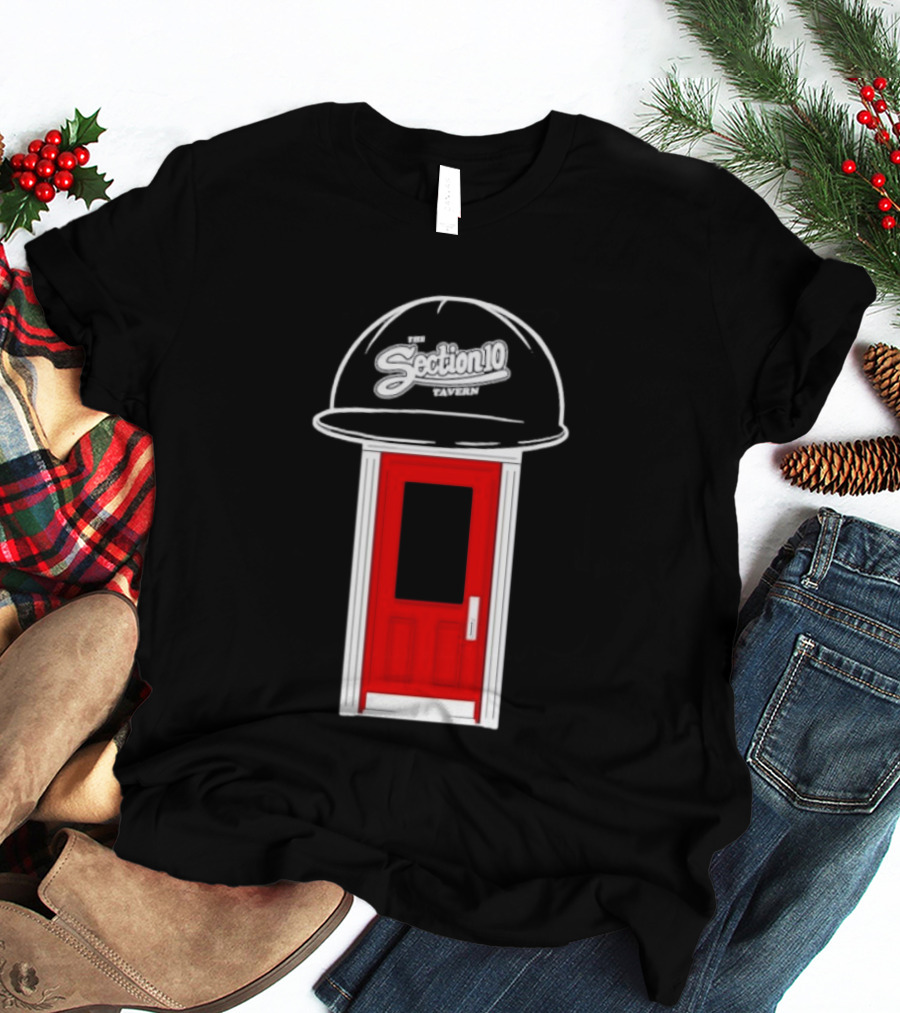 The Section 10 Tavern Red Door Boston Red Sox Fenway Park Baseball T-Shirt