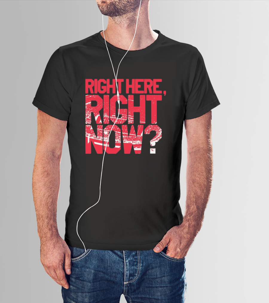 Buffalo Bills Right Here Right Now Where Else Would You Rather Be T-Shirt