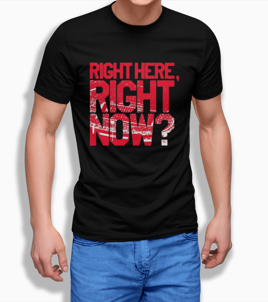 Buffalo Bills Right Here Right Now Where Else Would You Rather Be T-Shirt