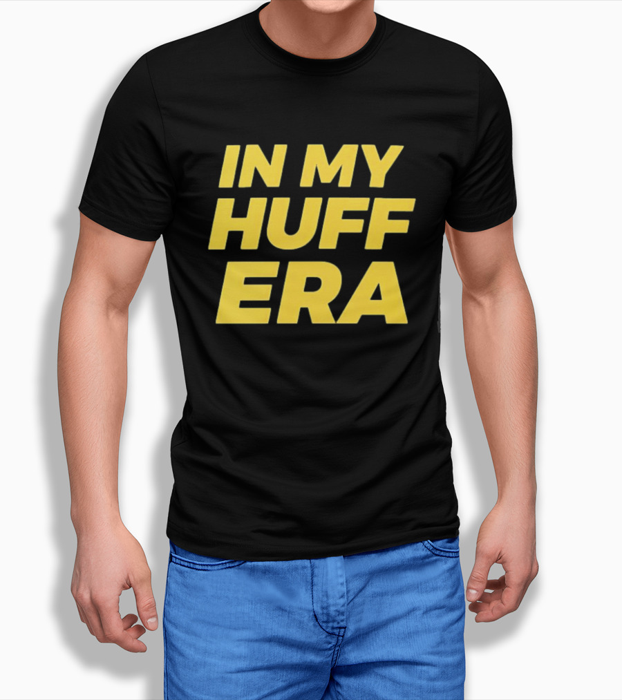 In My Huff Era Trendy Bold Yellow Text Fashion T-Shirt
