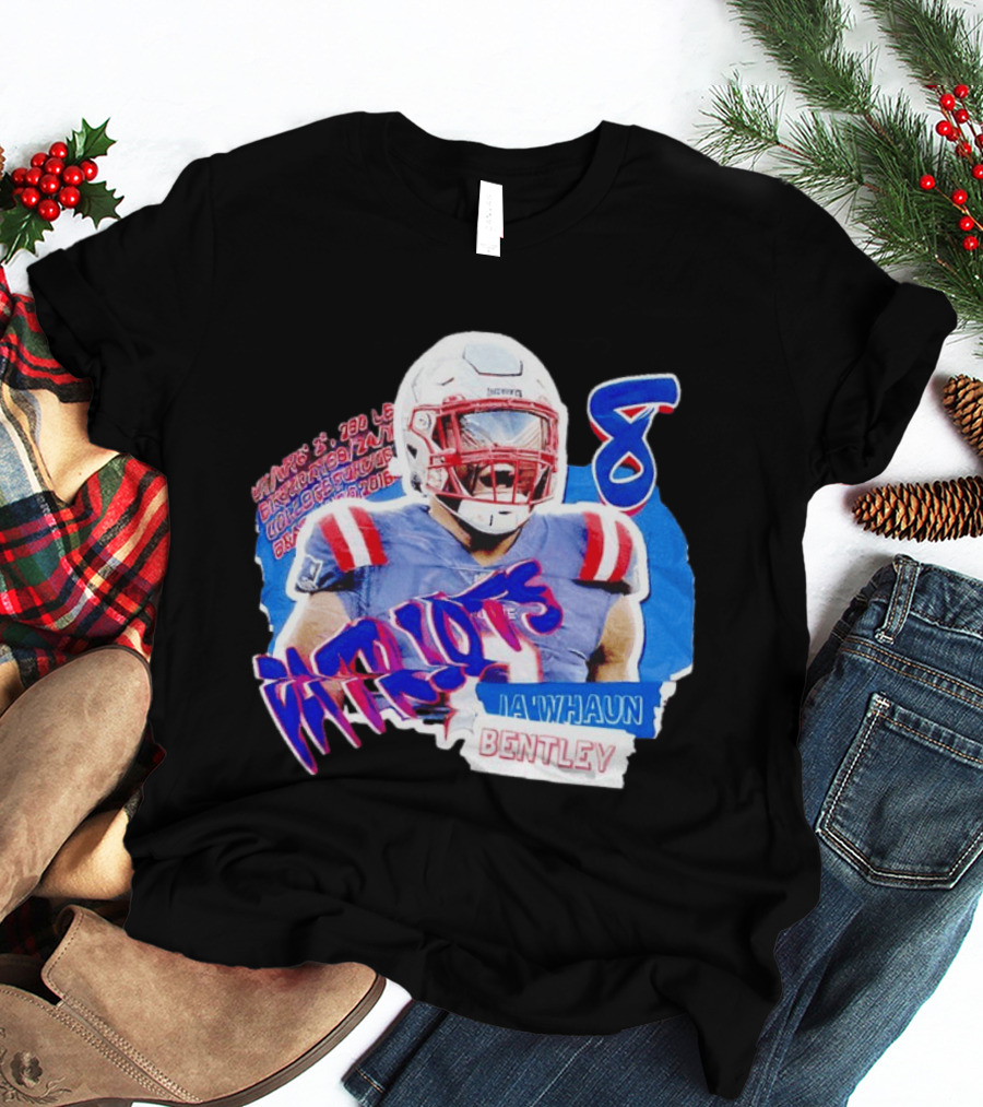 Patriots Ja'whaun Bentley New England 8 Football Superstars T-Shirt