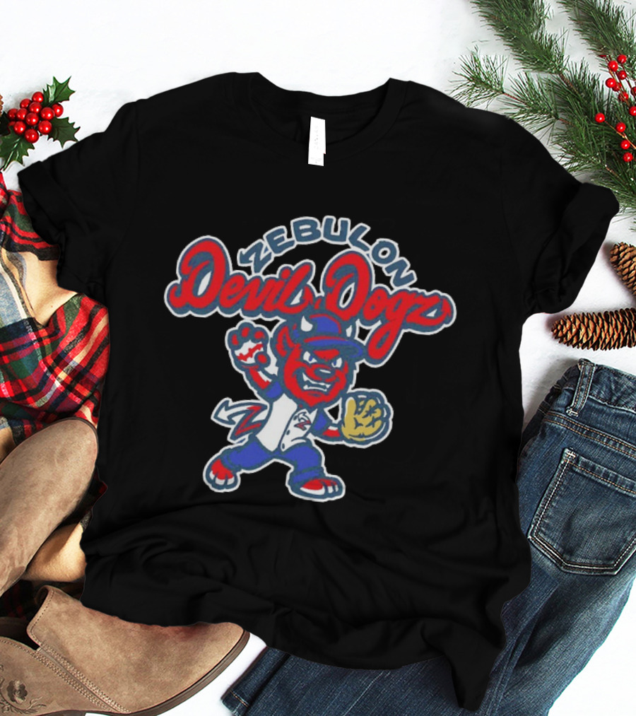 Zebulon Devil Dogz 2026 Baseball Team T-Shirt
