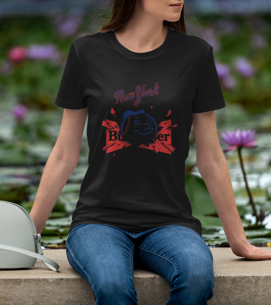 New York Mets Mr Met Budweiser Kings Of Baseball T-Shirt