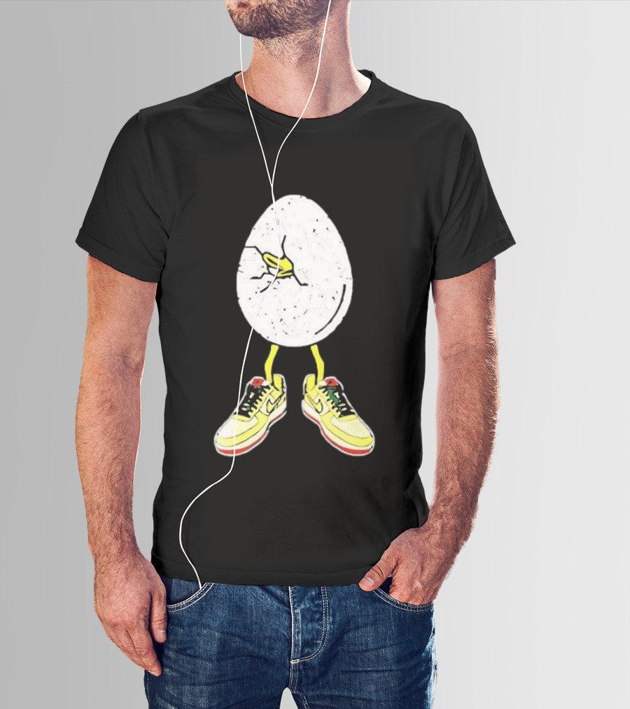 Oregon Football Fit For Flight Go Ducks Egg Cracked Sneakers Retro Nike T-Shirt