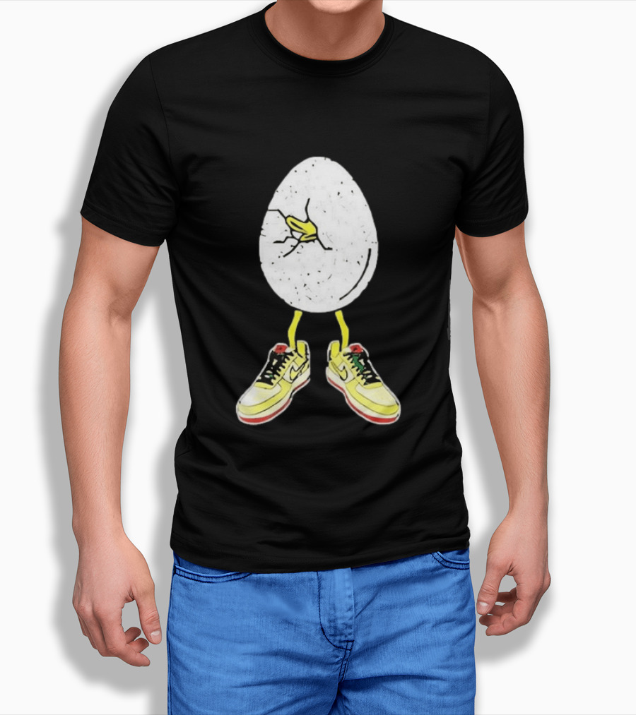 Oregon Football Fit For Flight Go Ducks Egg Cracked Sneakers Retro Nike T-Shirt
