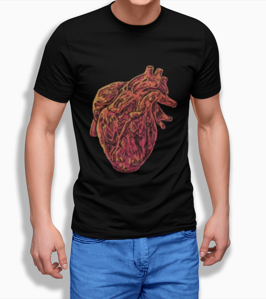 Rise Records The Acacia Strain Gravebloom Black Anatomical Heart T-Shirt