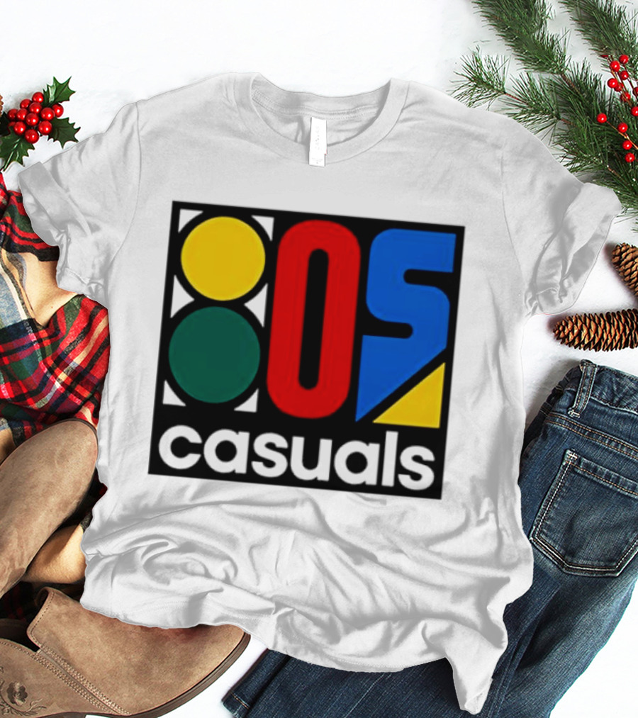 80s Casuals Retro Style Colorful Geometric Icon Collection T-Shirt