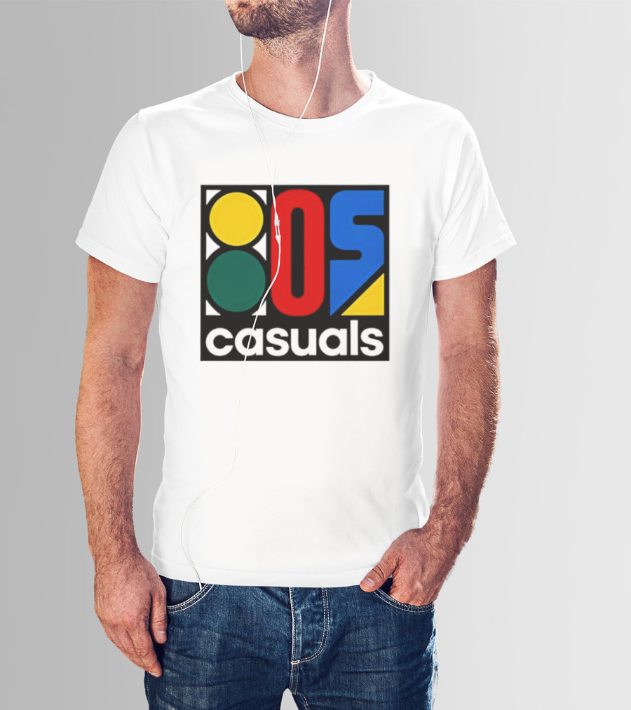 80s Casuals Retro Style Colorful Geometric Icon Collection T-Shirt