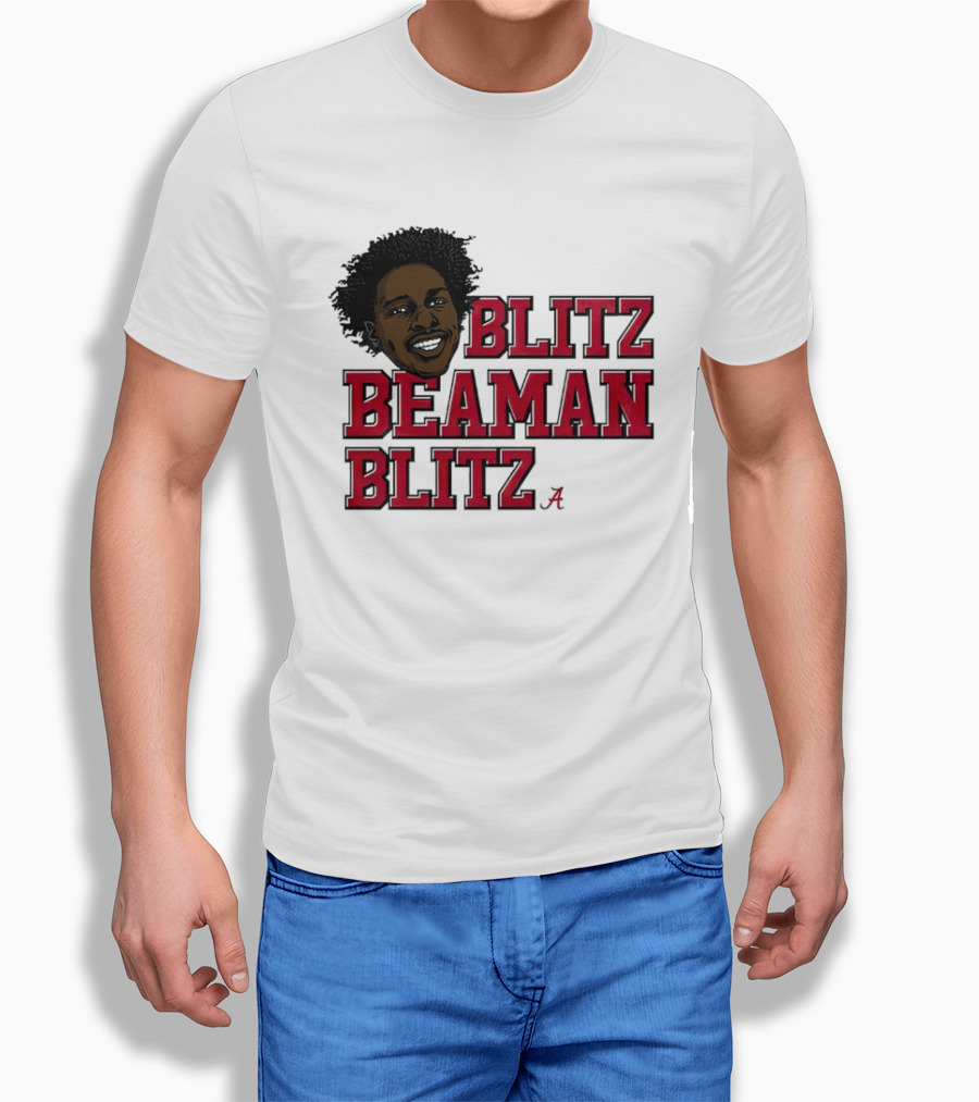 Alabama Crimson Tide Blitz Beaman Blitz Jeremiah Beaman T-Shirt