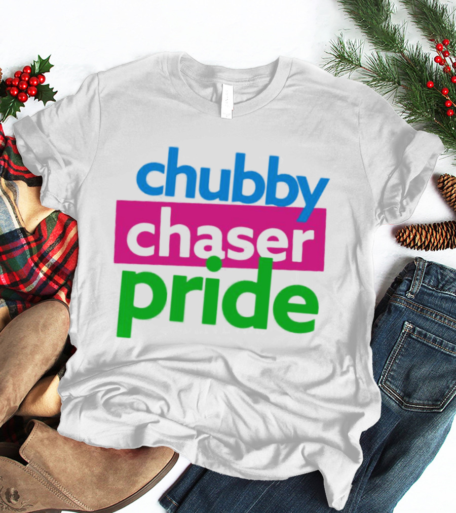 Chubby Chaser Pride Colorful T-Shirt
