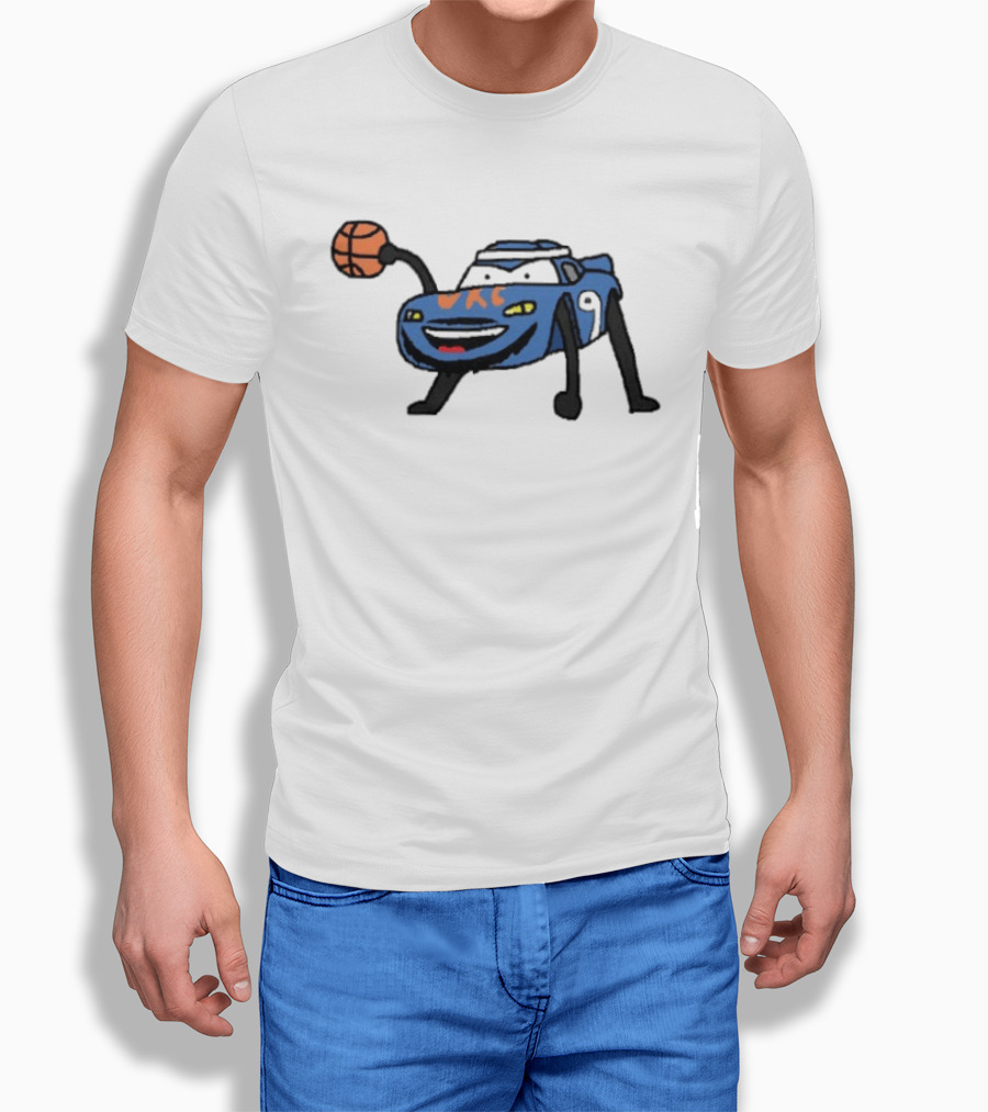 Alex Cars Russo Alex Caruso OKC Thunder Basketball Cartoon T-Shirt