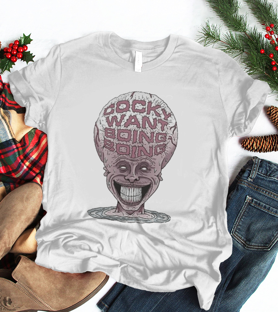Cocky Want Boing Boing Meme Brain T-Shirt