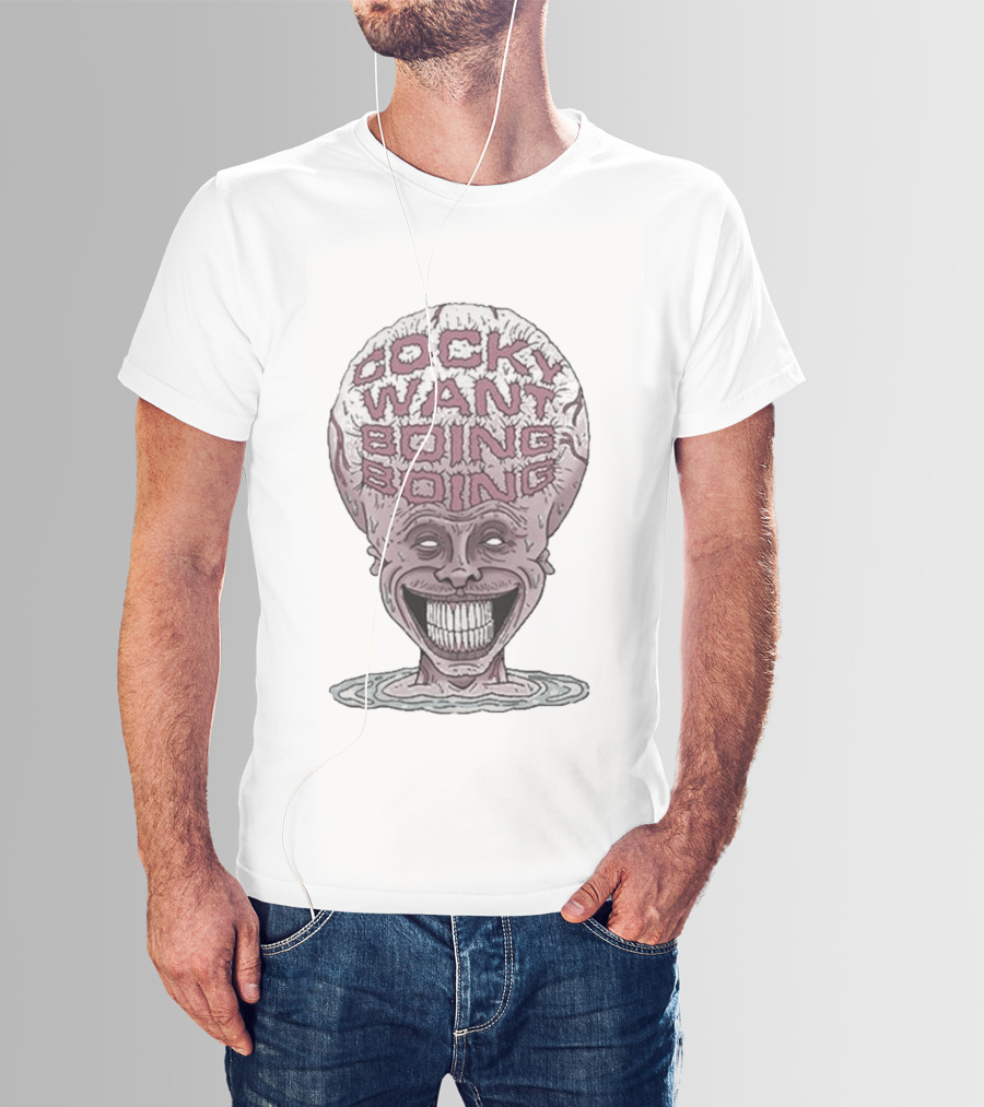 Cocky Want Boing Boing Meme Brain T-Shirt