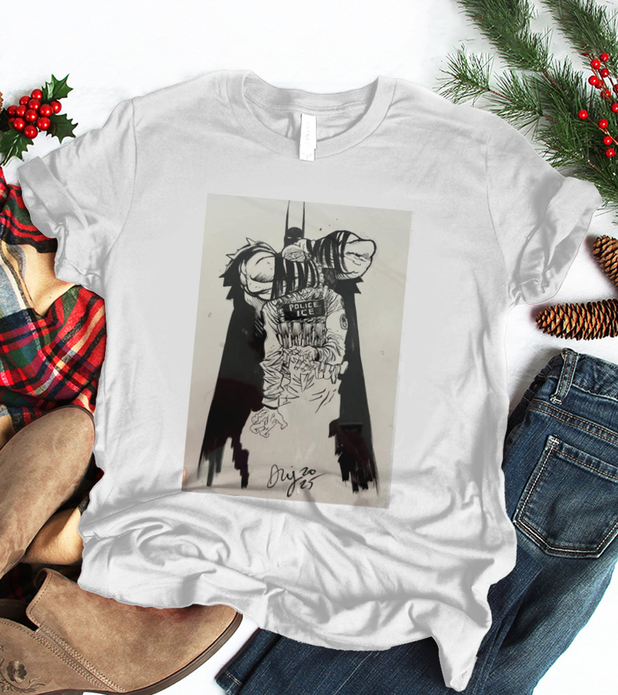 Awesome Absolute Batman Police ICE Daniel Warren Johnson DC Comics 2025 T-Shirt