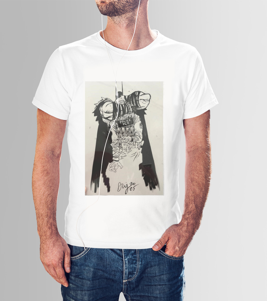 Awesome Absolute Batman Police ICE Daniel Warren Johnson DC Comics 2025 T-Shirt