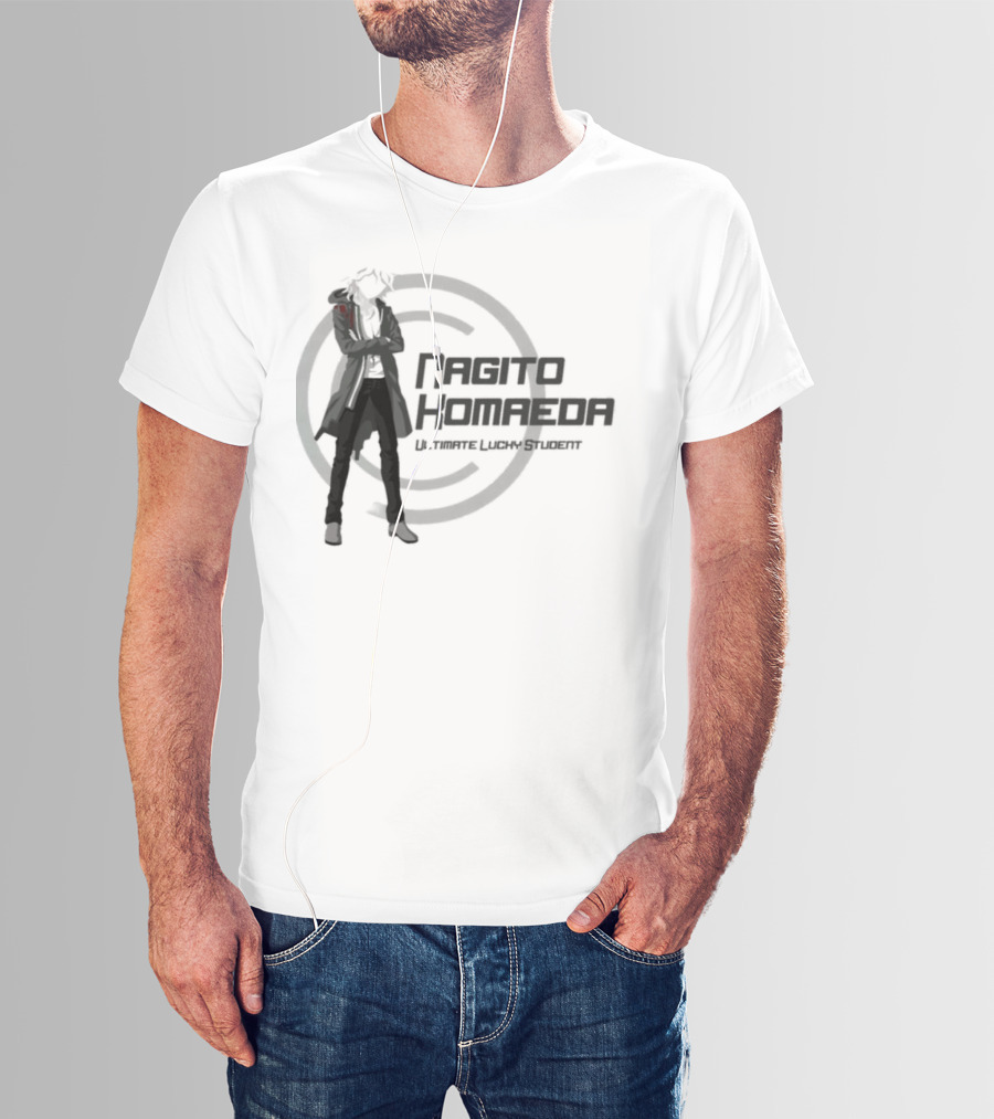Nagito Komaeda Minimalist Style Danganronpa T-Shirt