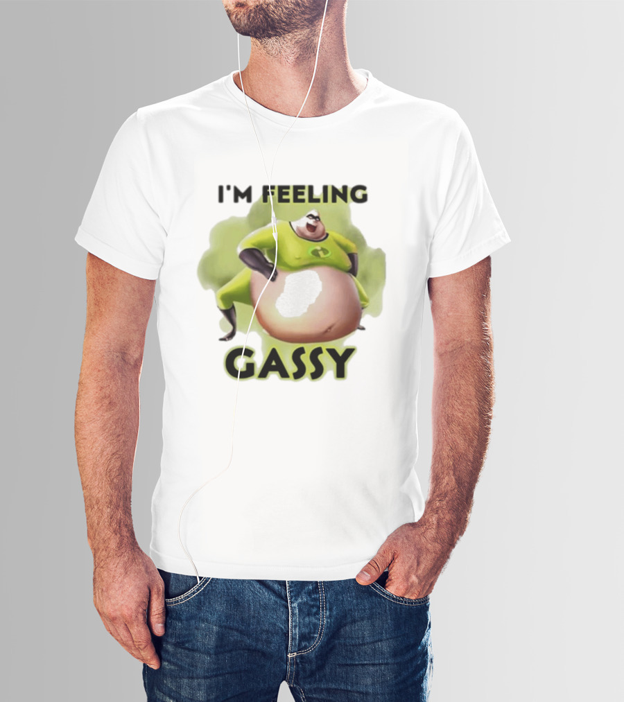 I'm Feeling Gassy Superhero Parody 2025 T-Shirt