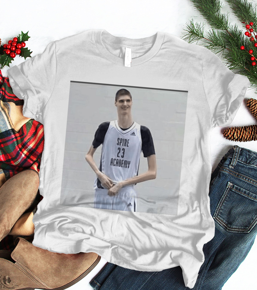 Spire Academy 23 Robert Bobroczkyi Basketball T-Shirt
