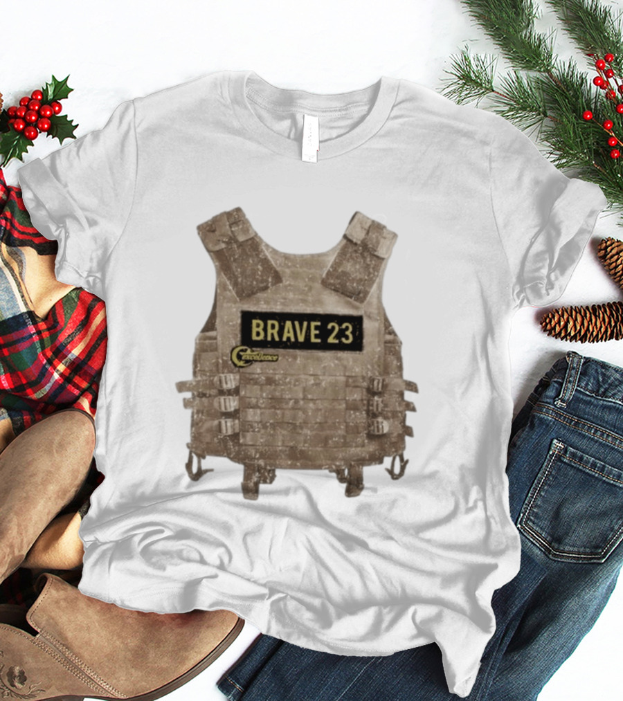 Awesome Camouflage Brave 23 Excellence Tactical Vest T-Shirt