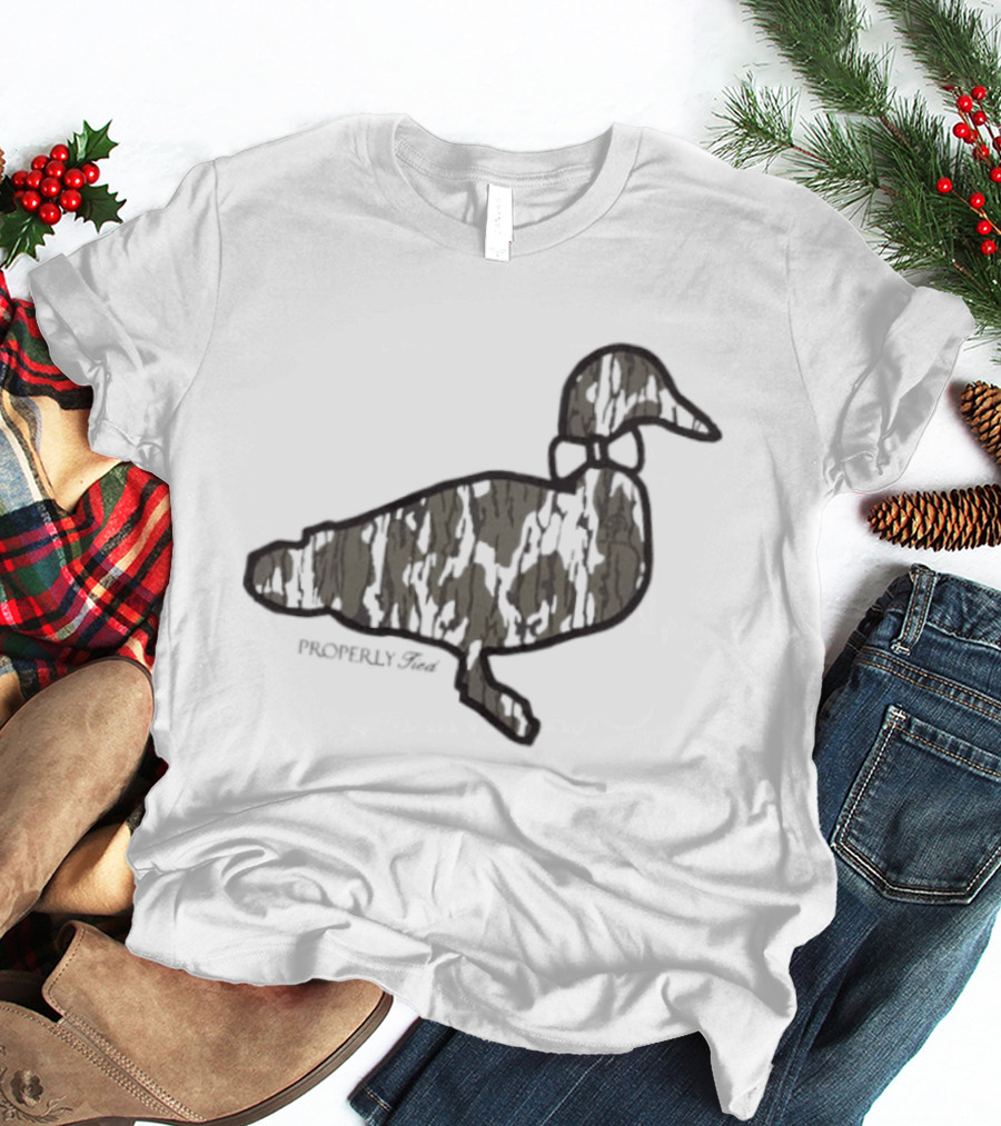 Duck Silhouette Camo Wildlife T-Shirt