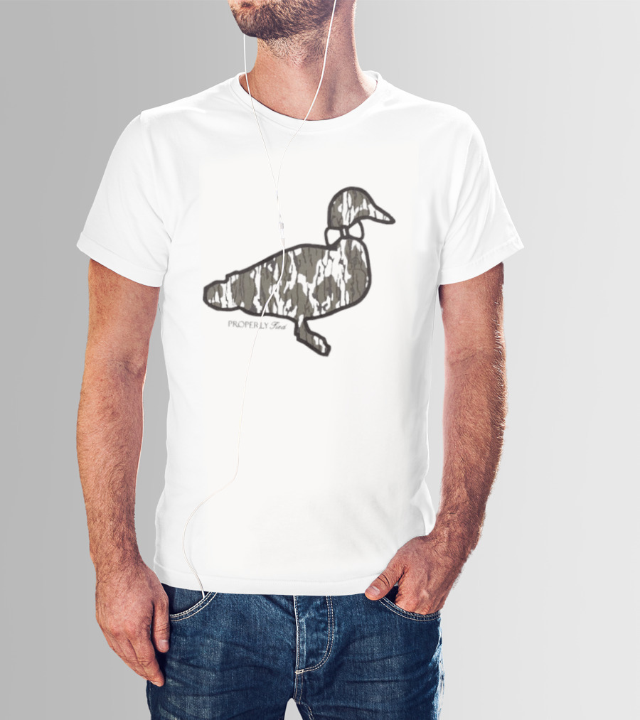 Duck Silhouette Camo Wildlife T-Shirt
