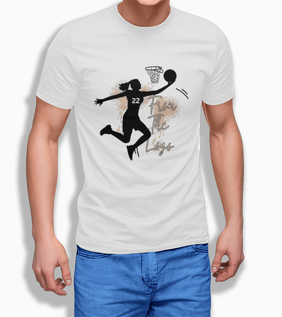 Caitlin Clark 22 Basketball From The T-Shirt