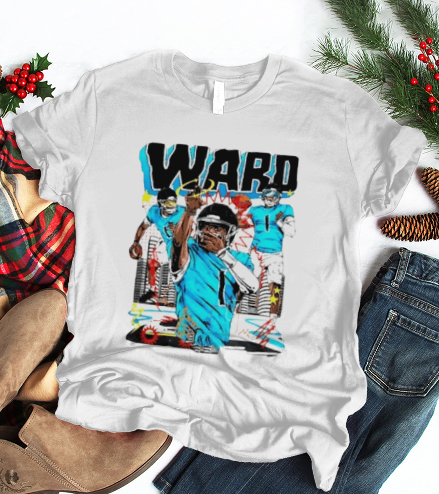 Tennessee Titans Ward Player Cartoon Comic T-Shirt