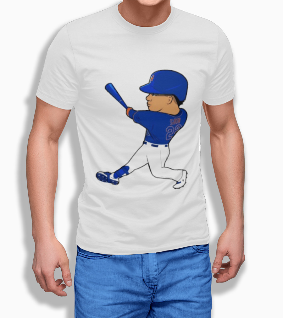 Juan Soto 22 Mets Baseball Swing LGM T-Shirt