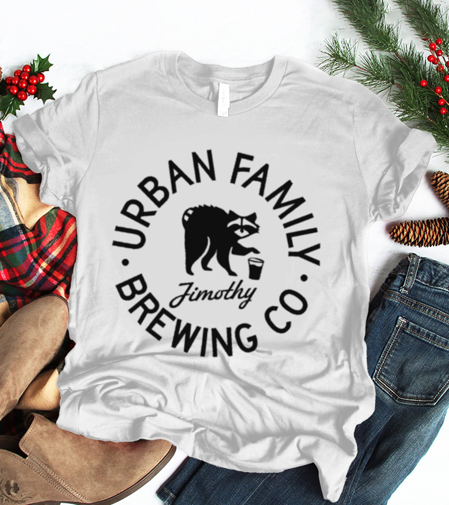 Urban Family Brewing Co Jimothy Raccoon T-Shirt
