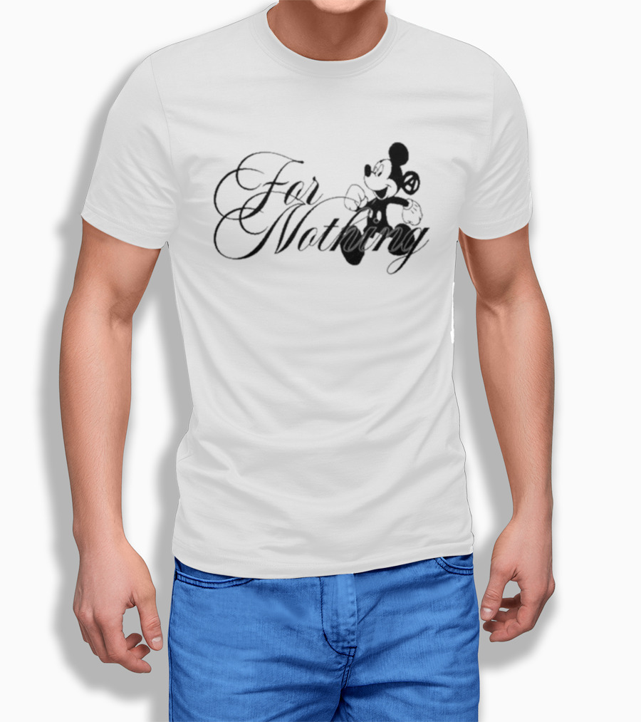 Mickey Mouse Nine Vicious For Nothing Tour 2025 For Nothing T-Shirt