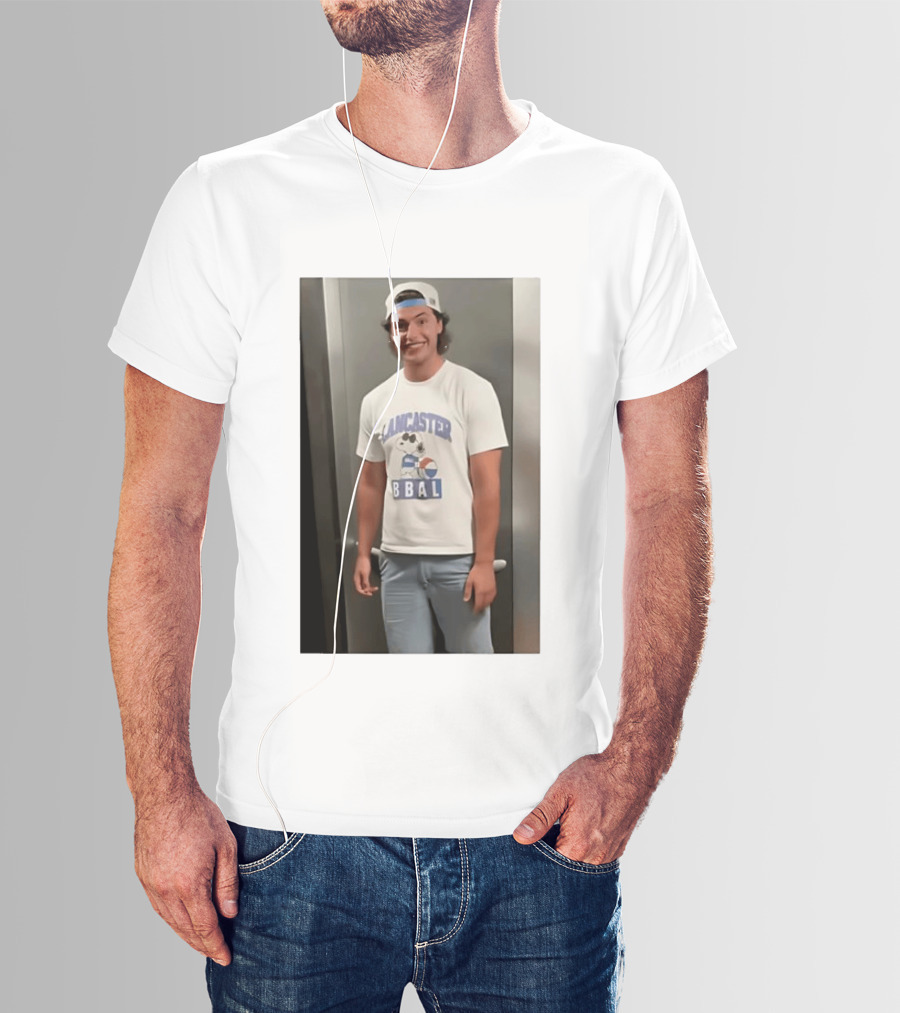 Snoopy Lancaster Basketball BBAL Vintage Peanuts Sports Cartoon T-Shirt