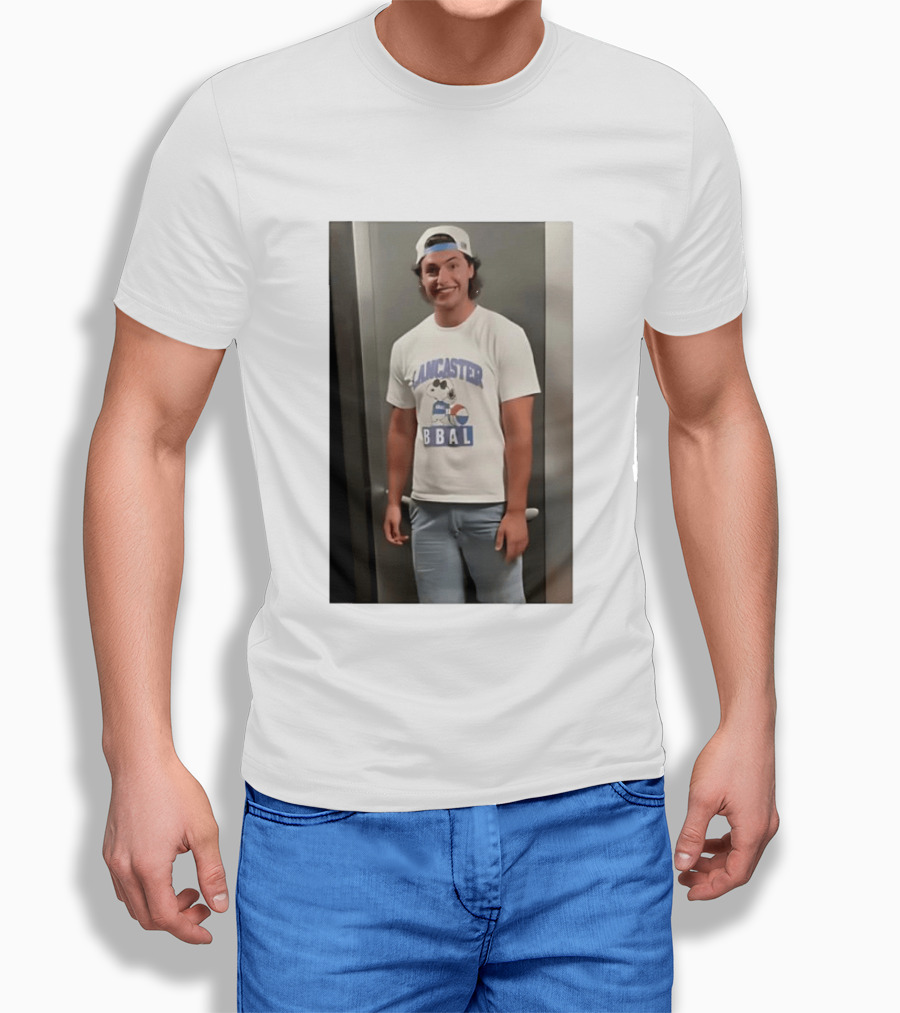 Snoopy Lancaster Basketball BBAL Vintage Peanuts Sports Cartoon T-Shirt