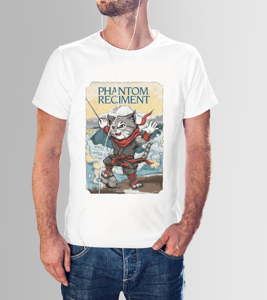 Original Phantom Regiment Conductor Cat Ninja T-Shirt