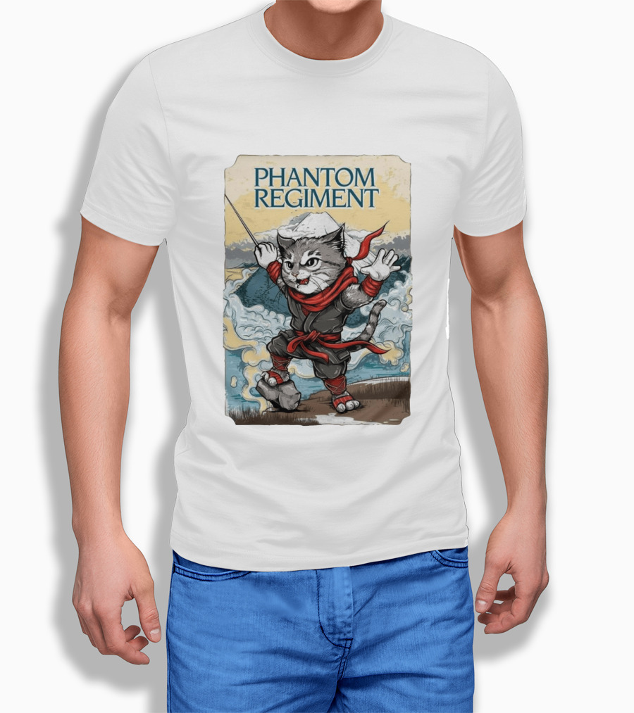Original Phantom Regiment Conductor Cat Ninja T-Shirt