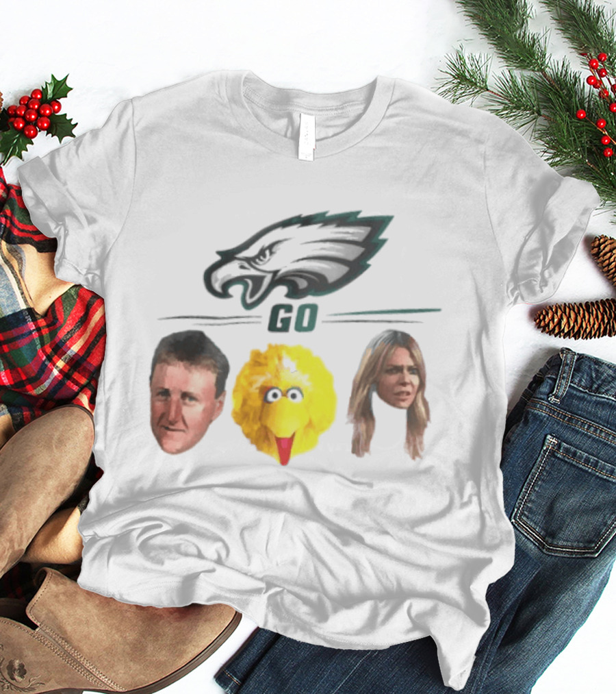 Philadelphia Eagles Go Birds Larry Bird Big Bird The Bird T-Shirt
