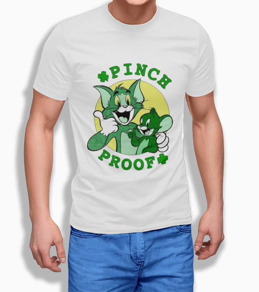 Tom And Jerry Pinch Proof St. Patrick's Day Celebration T-Shirt