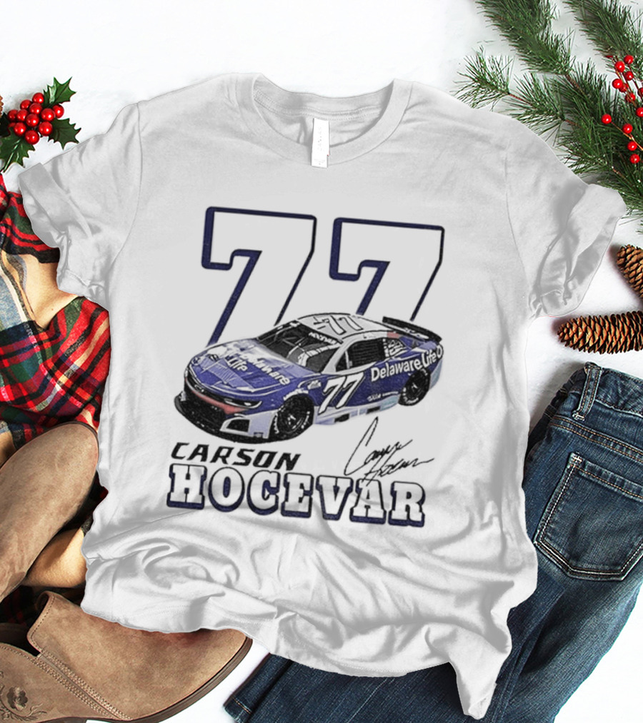 77 Carson Hocevar Nascar Racing Car T-Shirt