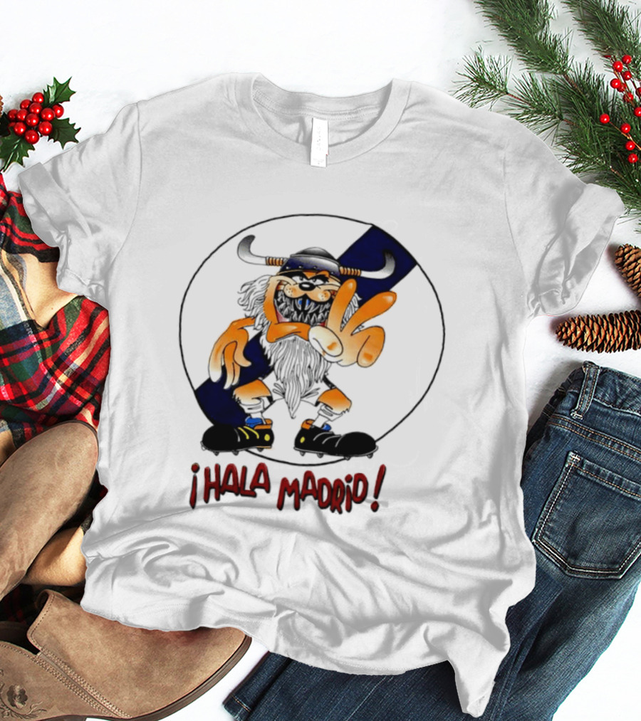 Viking Hala Madrid Real Madrid Club De Futbol Fan T-Shirt