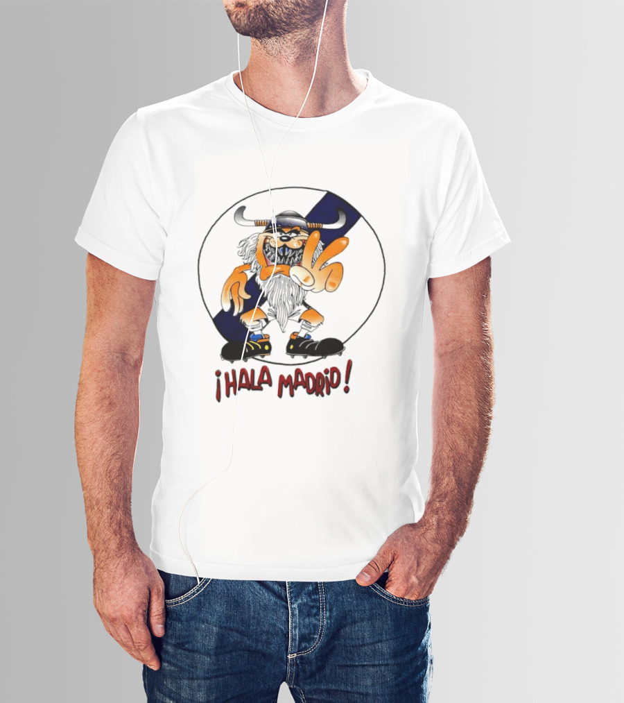 Viking Hala Madrid Real Madrid Club De Futbol Fan T-Shirt